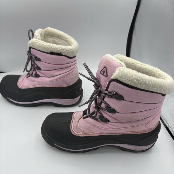 Columbia Snow Boots Womens Size 9 Cascadian Trinity Pink Insulated Winter C - Picture 8 of 9